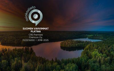 CRE Premises – Suomen vahvimmat Platina-sertifikaatti jo 7 vuoden ajan