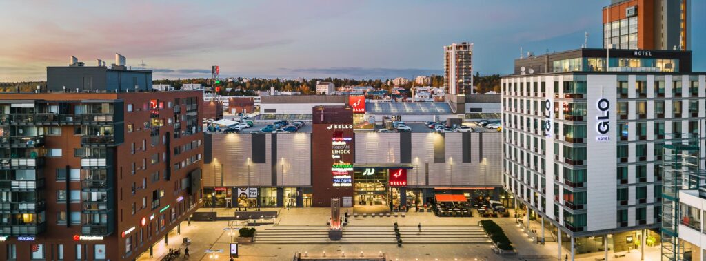 Sello ja Leppävaaran palvelukeskittymä – toimitilojen asiakasvirtoja tukeva sijainti